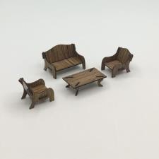 Mona Lisa Sofa & Armchair Maquette