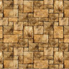 Brown Cubic Stone Pattern Sheet Maquette