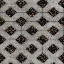 Rhombus Paving Pattern Sheet Maquette