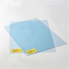 Transparent Plexiglass Sheet with Blue Theme 0.3mm